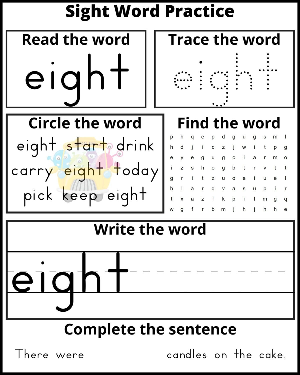 Free Printable Third Grade Sight Word Practice Sheets Frugal Mom Eh Vocabulary Worksheets Free Download To Use With Any Word List