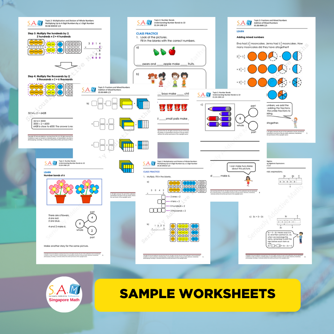 Free SAM Singapore Math Worksheets World S Largest Singapore Math Enrichment Program Engage Your Kindergarteners With Singapore Math Worksheets