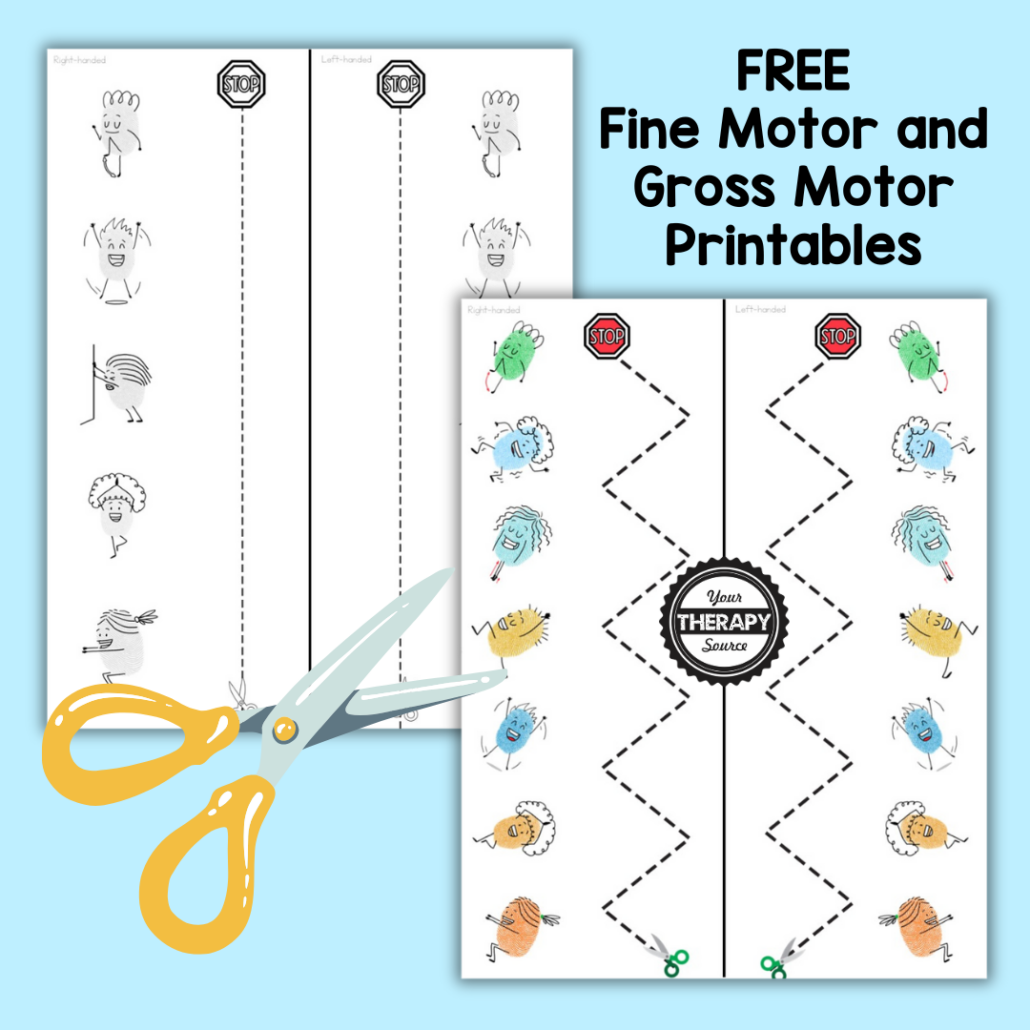 Free Scissor Practice Printable Your Therapy Source