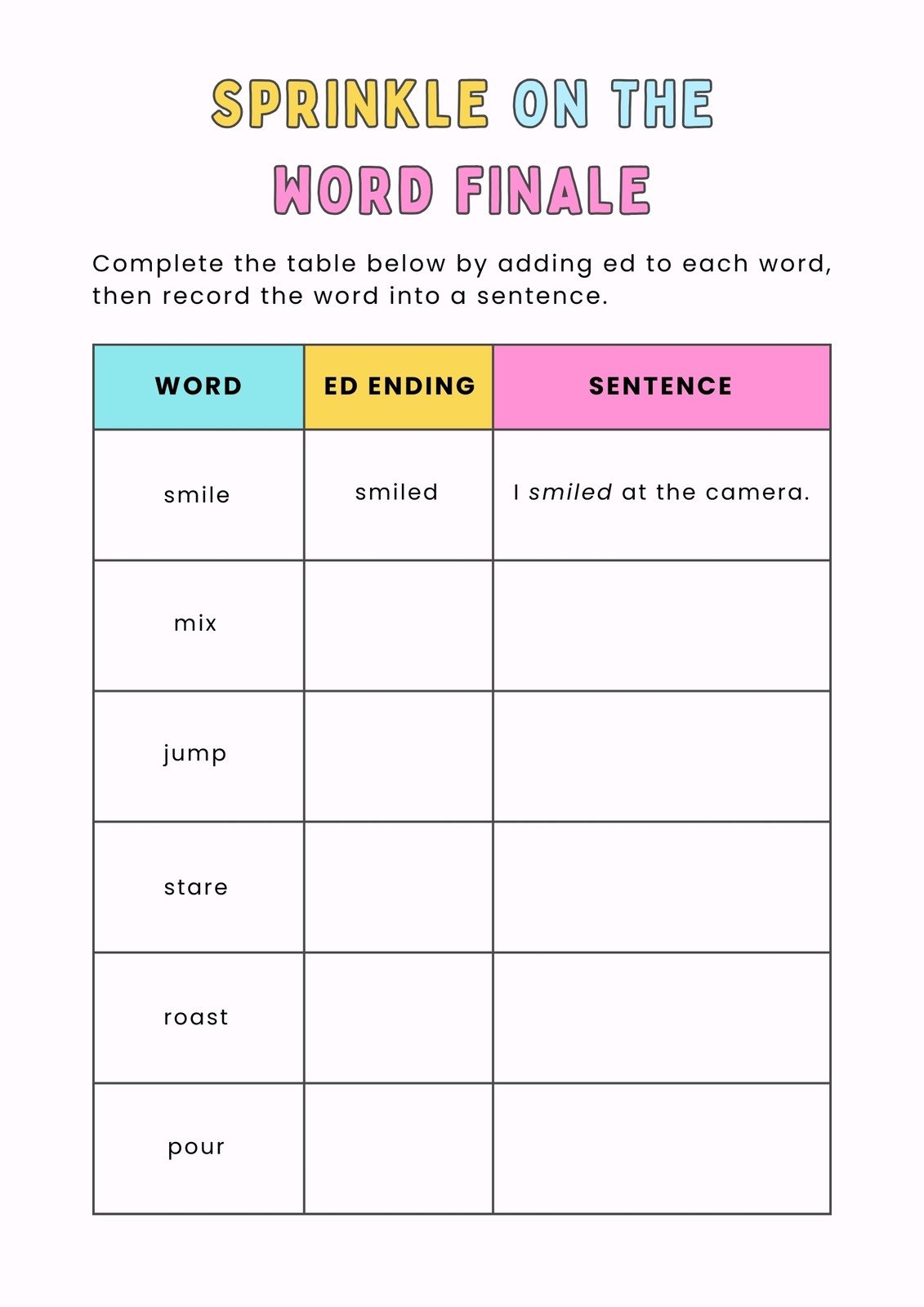 Free Spelling Worksheet Templates To Edit And Print Canva