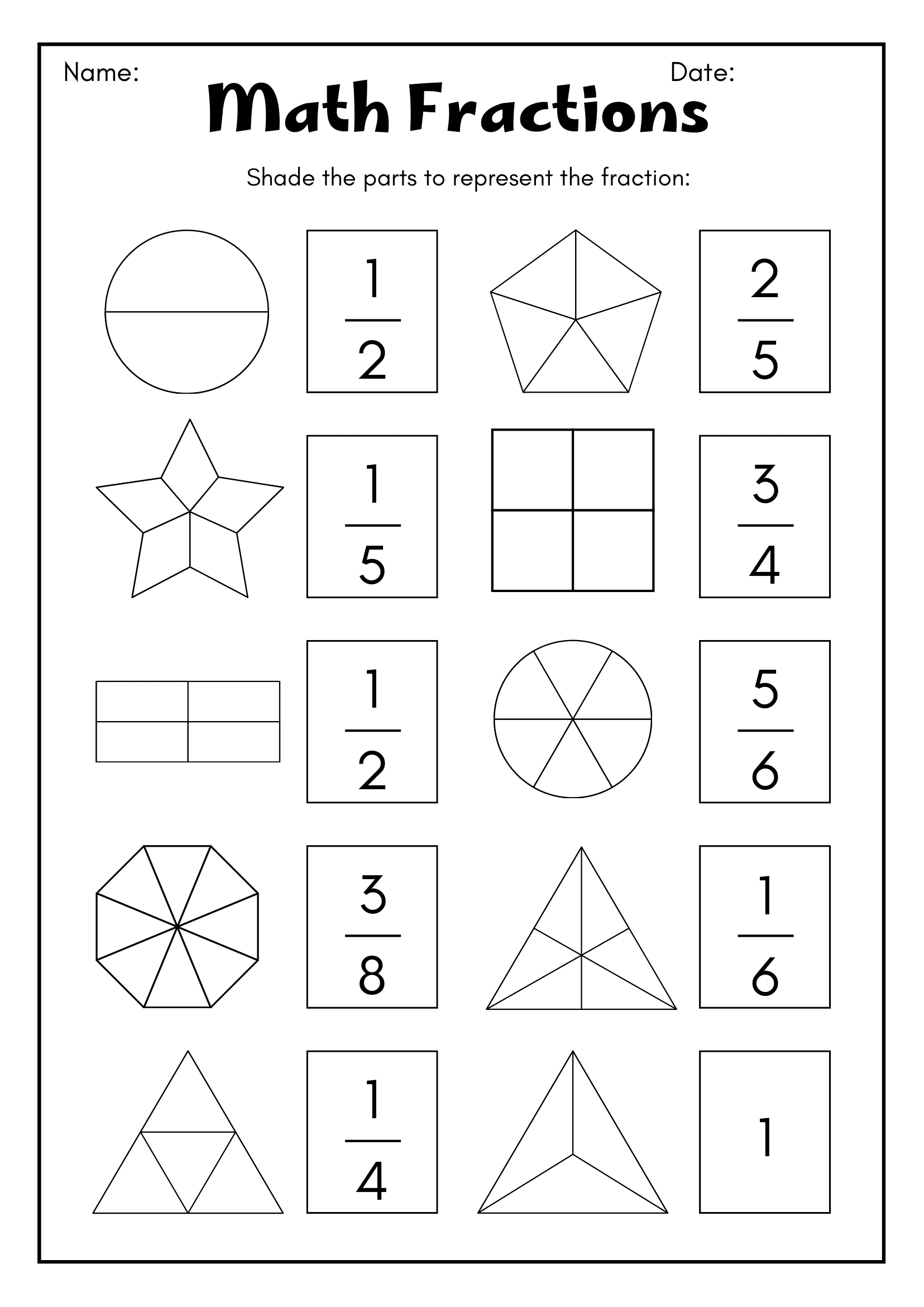 3rd Grade Math Puzzles Worksheets