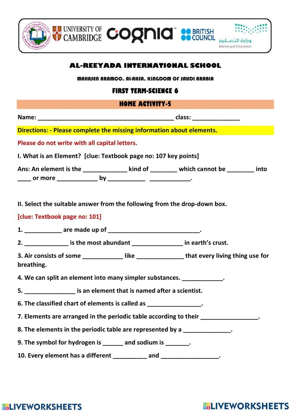 Grade 6 Science Interactive Worksheet Worksheets Library 10 6 Grade Science Worksheets Free PDF At Worksheeto Worksheets Library