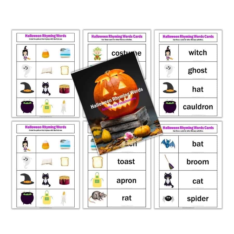 Halloween Rhyming Words The Crafting Teacher