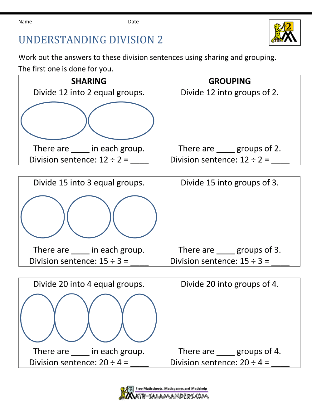 How To Do Division Worksheets How To Do Division Worksheets