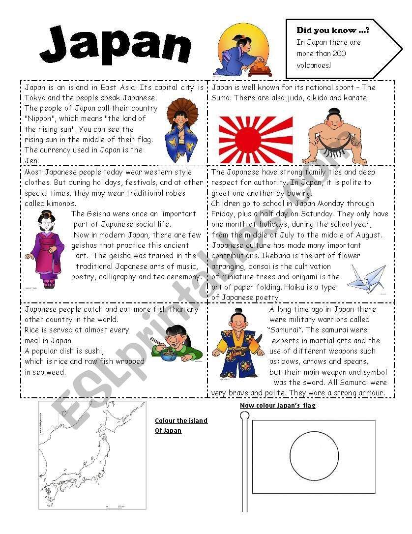 Japan ESL Worksheet By Cacucacu Worksheets Library Japan ESL Worksheet By Cacucacu Worksheets Library