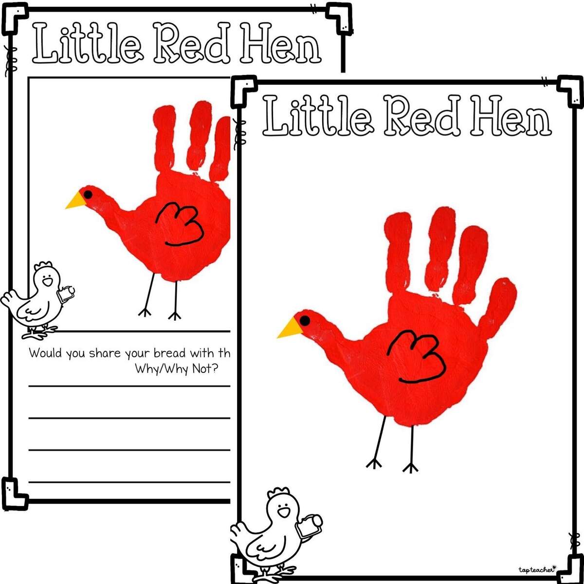 Little Red Hen Craftivity Top Teacher Little Red Hen Printables Free Free Preschool Printables