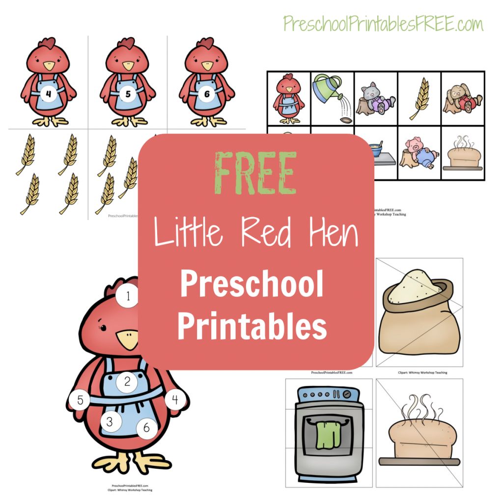 Little Red Hen Printables Free Free Preschool Printables Little Red Hen Printables Free Free Preschool Printables