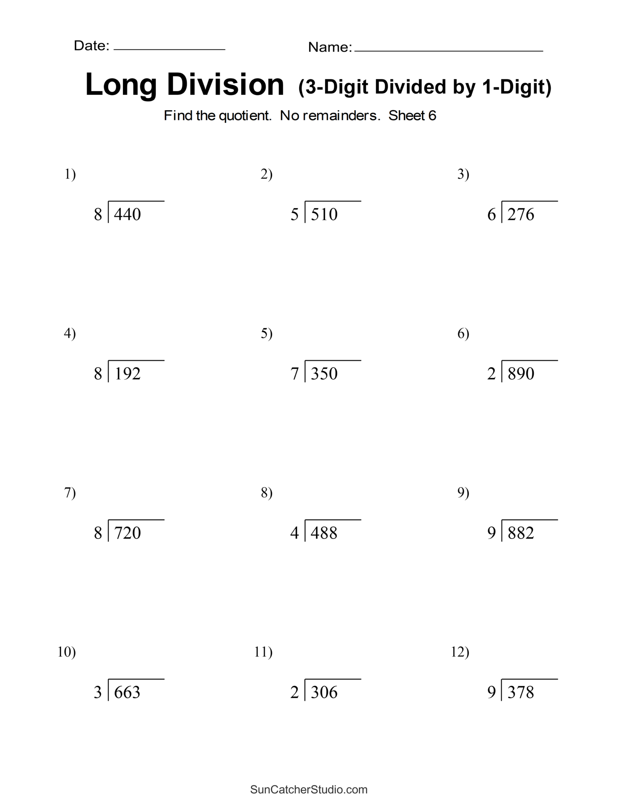 Long Division Worksheets Problems Printable Math Drills Free Printables Lettering SVG Files Tools Apps Differentiated Long Division Worksheets For FREE Caffeine Queen Teacher