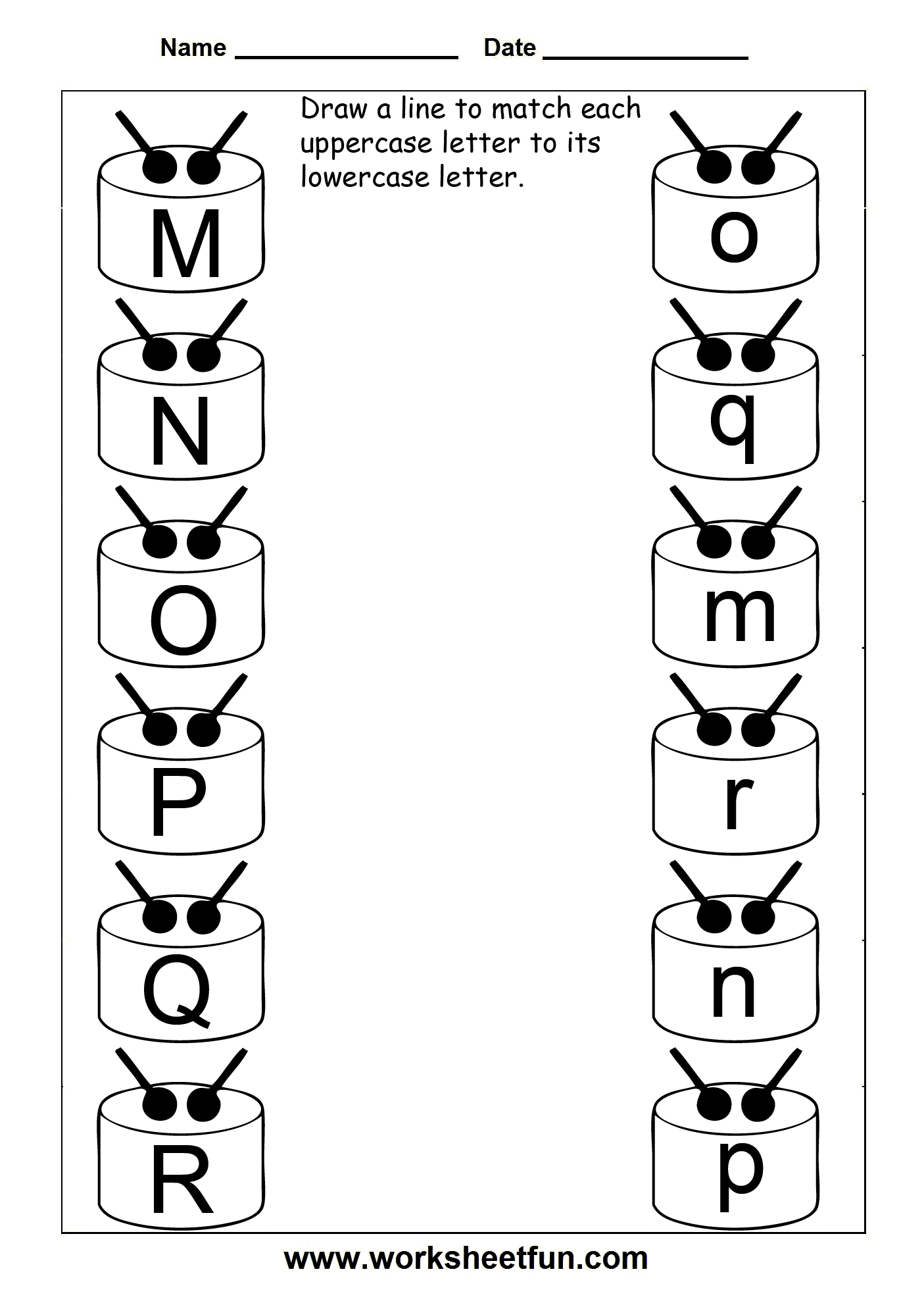 Capital And Small Letter Worksheets And Activities
