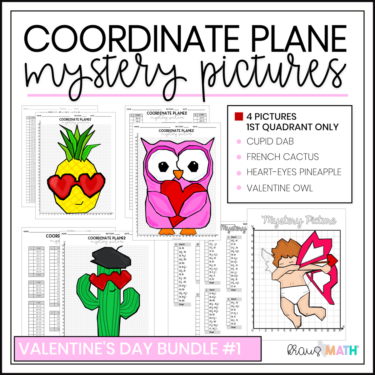 Valentine S Day Worksheet Bundle From Under A Palm Tree
