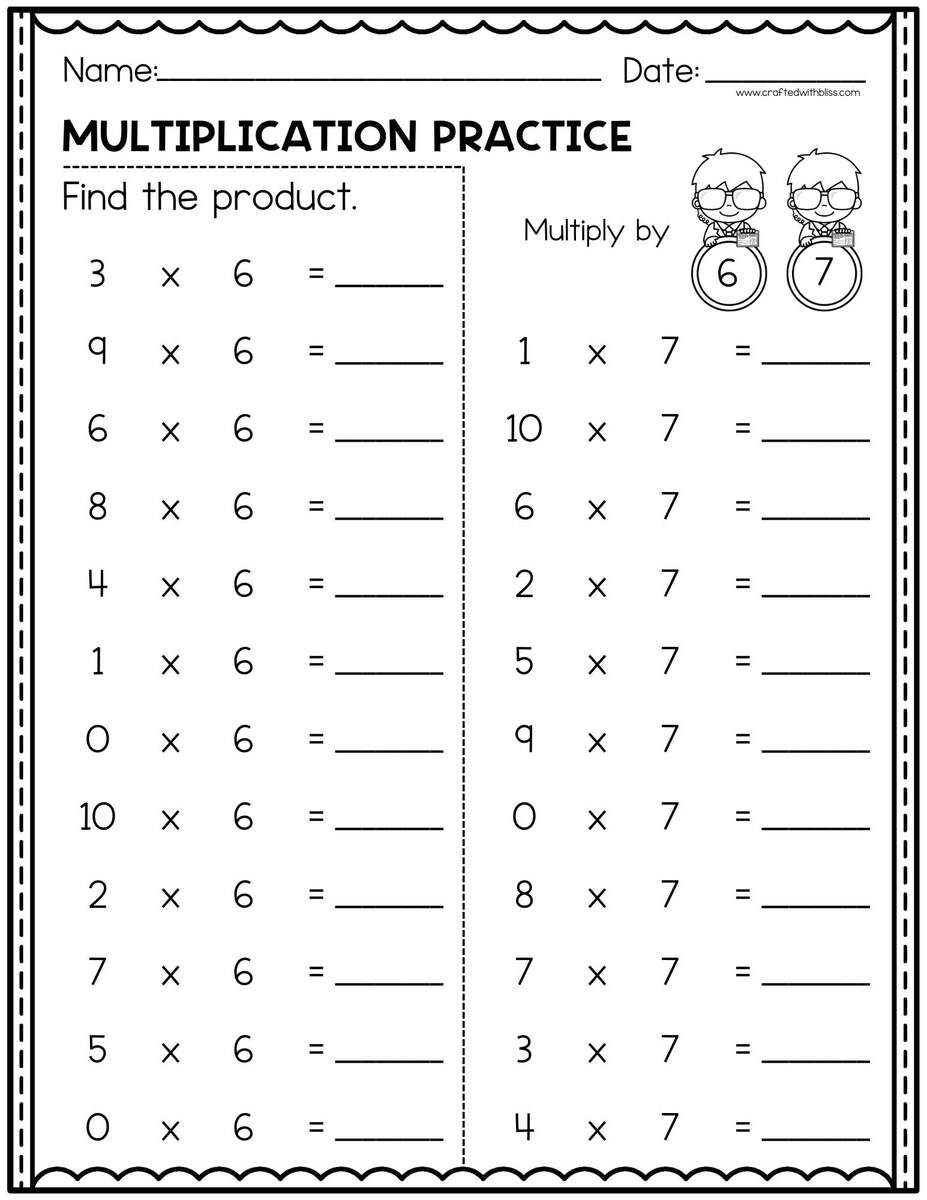 Math Multiplication Facts First Third Grade Practice Pages Homework Morning Work Math Center Homeschool Etsy Math Multiplication Facts First Third Grade Practice Pages Homework Morning Work Math Center Homeschool Etsy