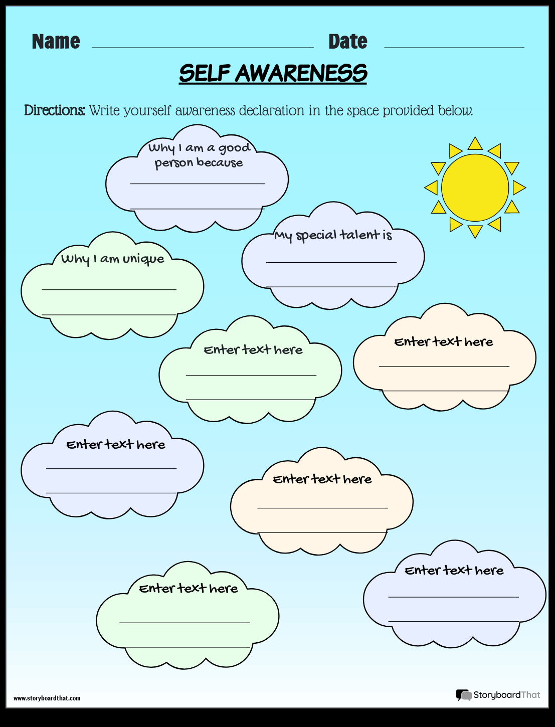 Mindfulness Worksheets Examples Ideas StoryboardThat Mindfulness DBT Worksheets For Emotional Regulation And Well Being