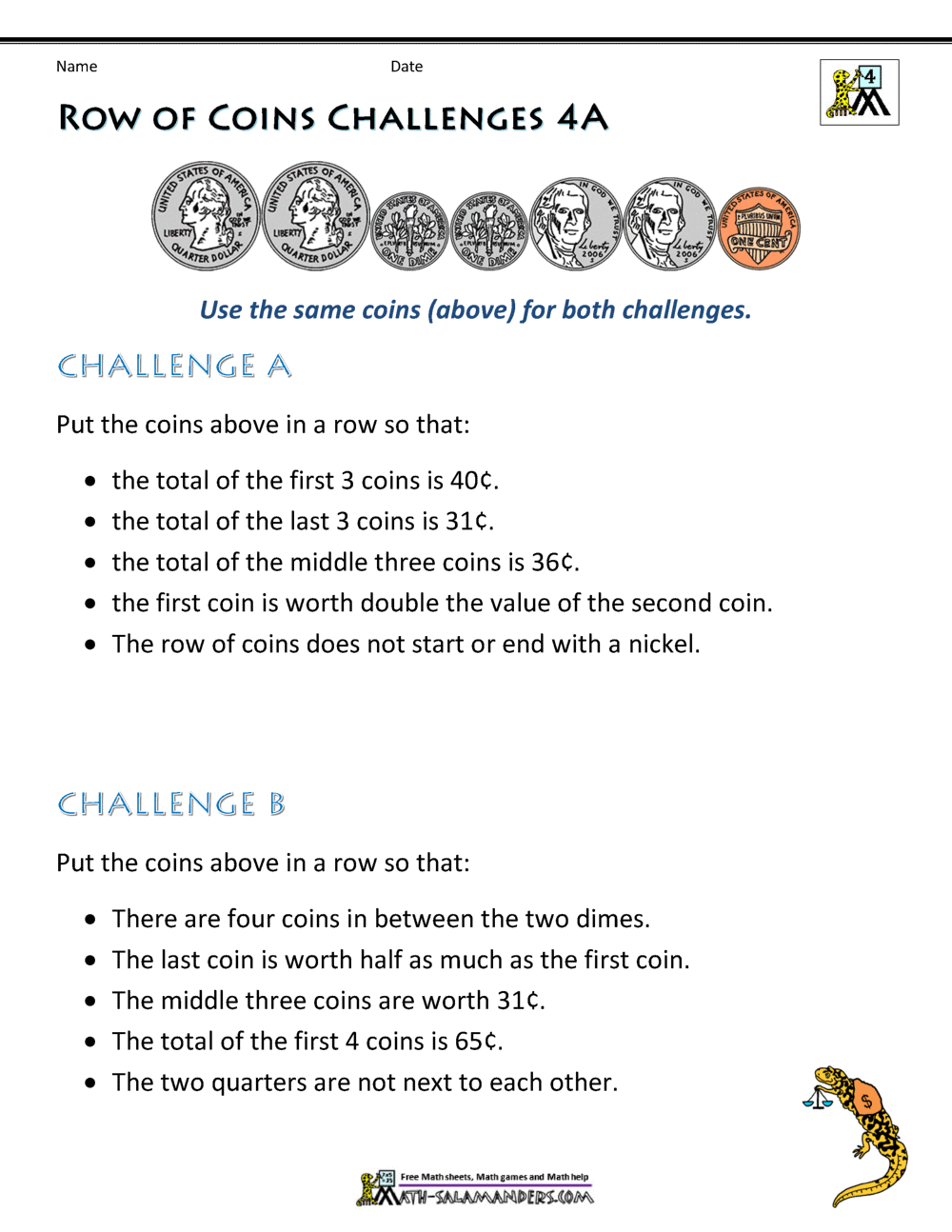 Money Word Problems 4th Grade Money Word Problems 4th Grade