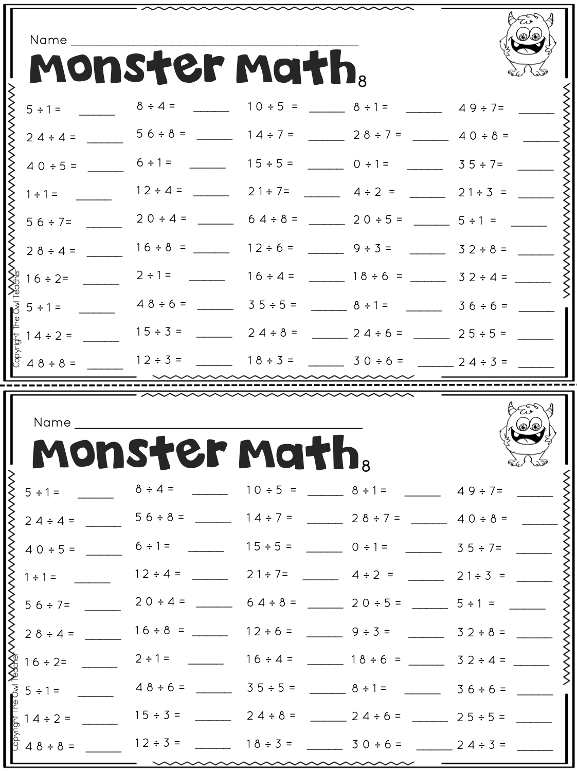 Multiplication Math Games