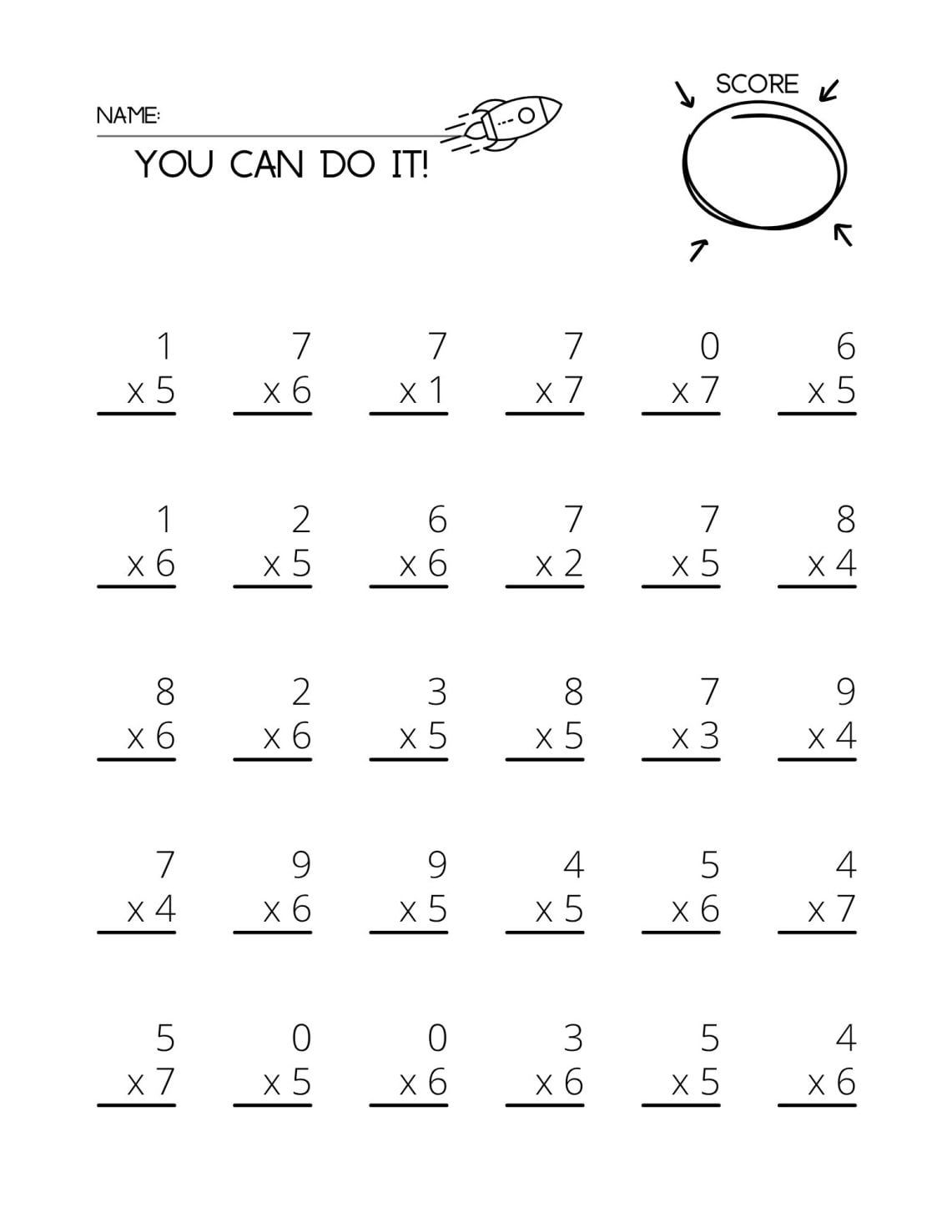 MULTIPLICATION WORKSHEETS PRINTABLES WonkyWonderful MULTIPLICATION WORKSHEETS PRINTABLES WonkyWonderful