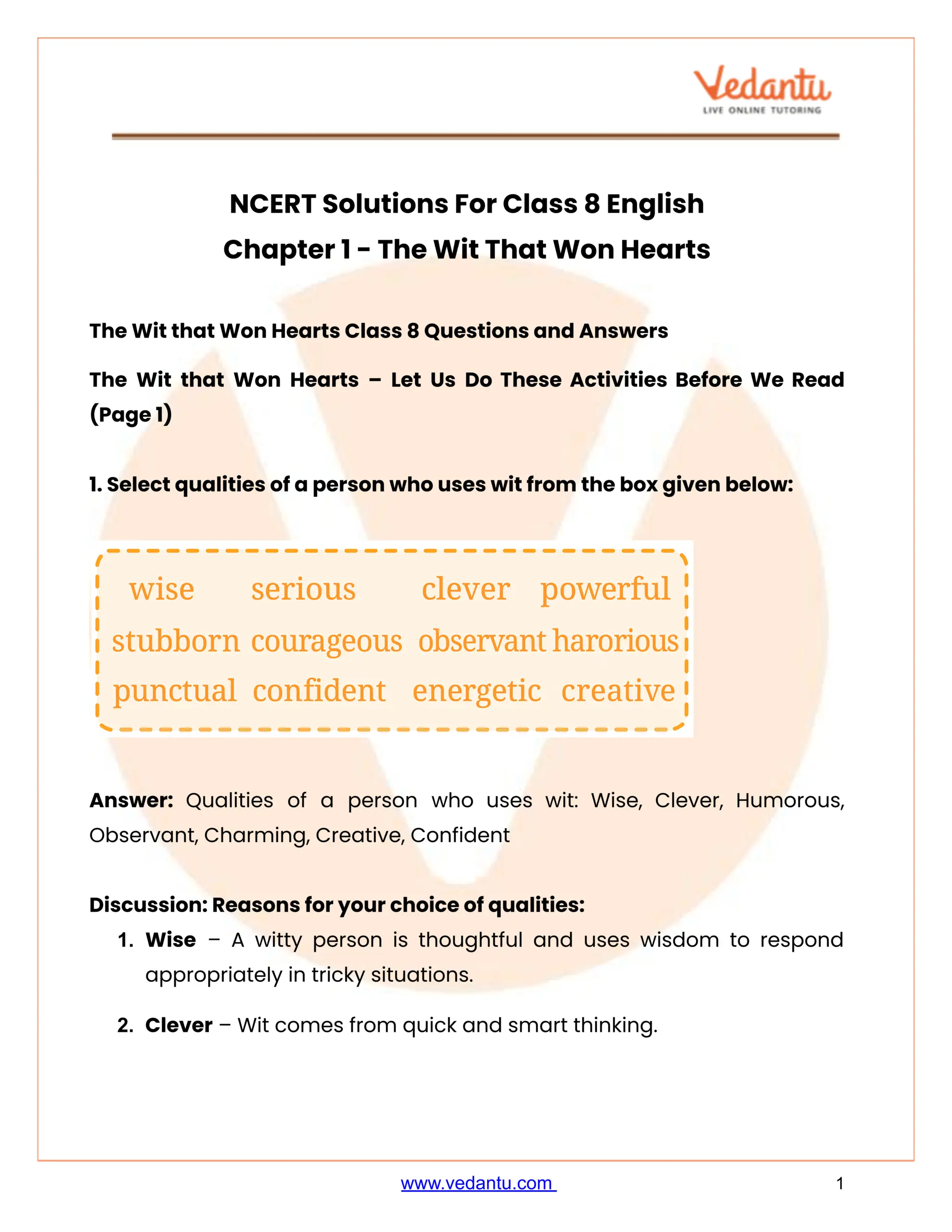 NCERT Solutions Class 8 English Poorvi Chapter 8 The Magic Brush Of Dreams