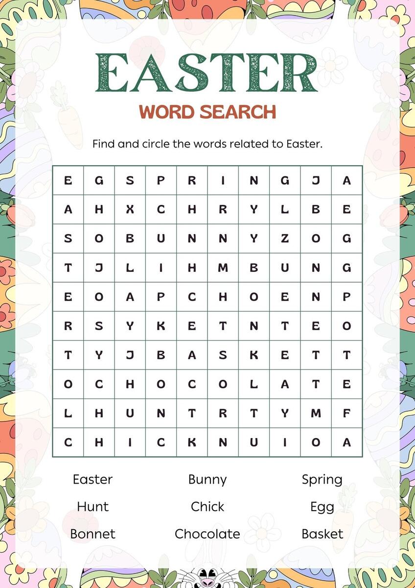 Page 4 Free Printable Word Search Worksheet Templates Canva Page 4 Free Printable Word Search Worksheet Templates Canva