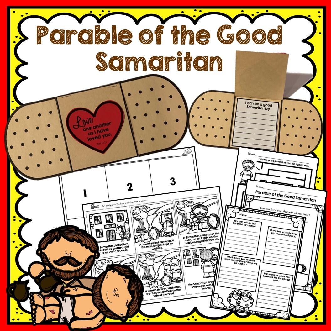 Parable Of The Good Samaritan Worksheets And Craft Made By Teachers Parable Of The Good Samaritan Worksheets And Craft Made By Teachers
