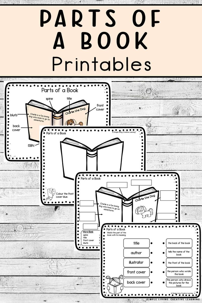 Parts Of A Book
