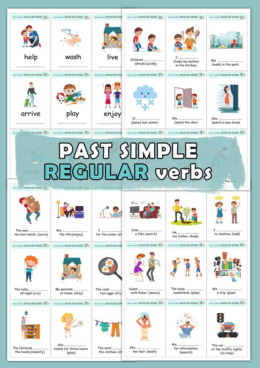 Past Simple Regular Verbs Exercises PrepYourLesson
