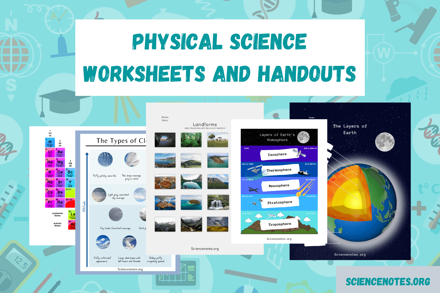 Physical Science Worksheets And Handouts Physical Science Worksheets And Handouts