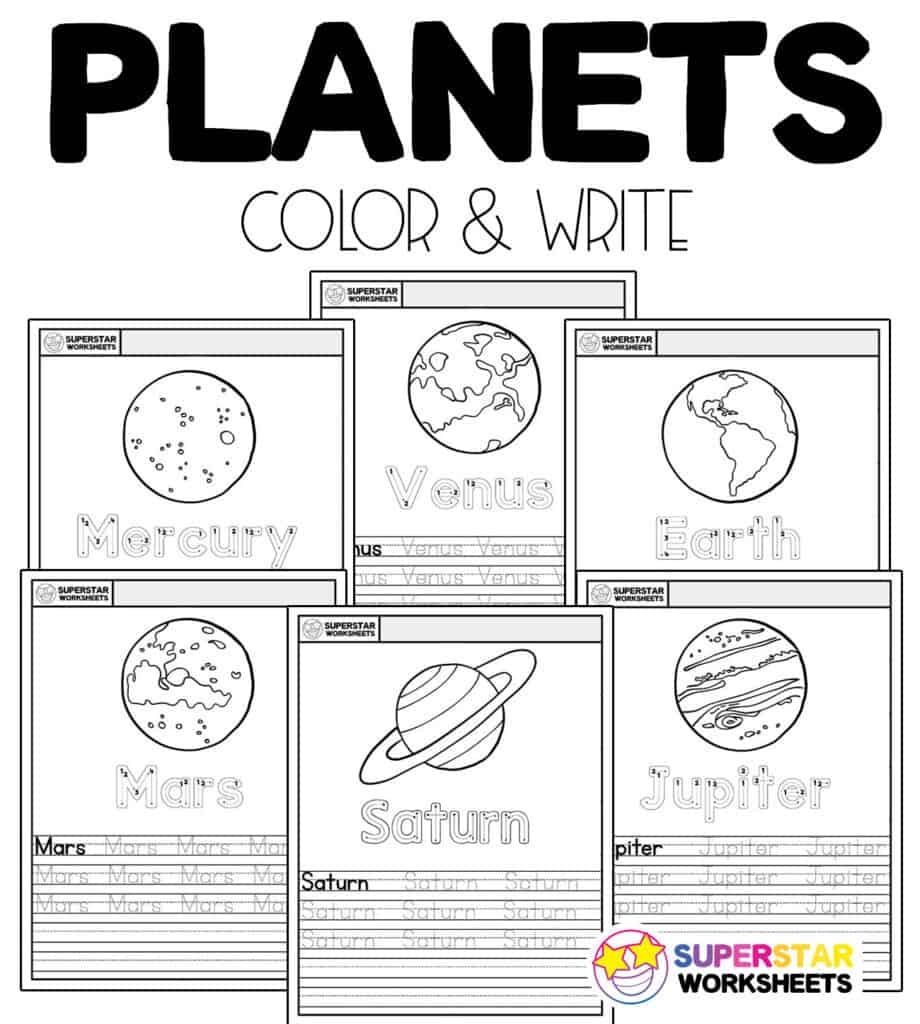 Planet Worksheets Superstar Worksheets Solar System Free Worksheet SKOOLGO