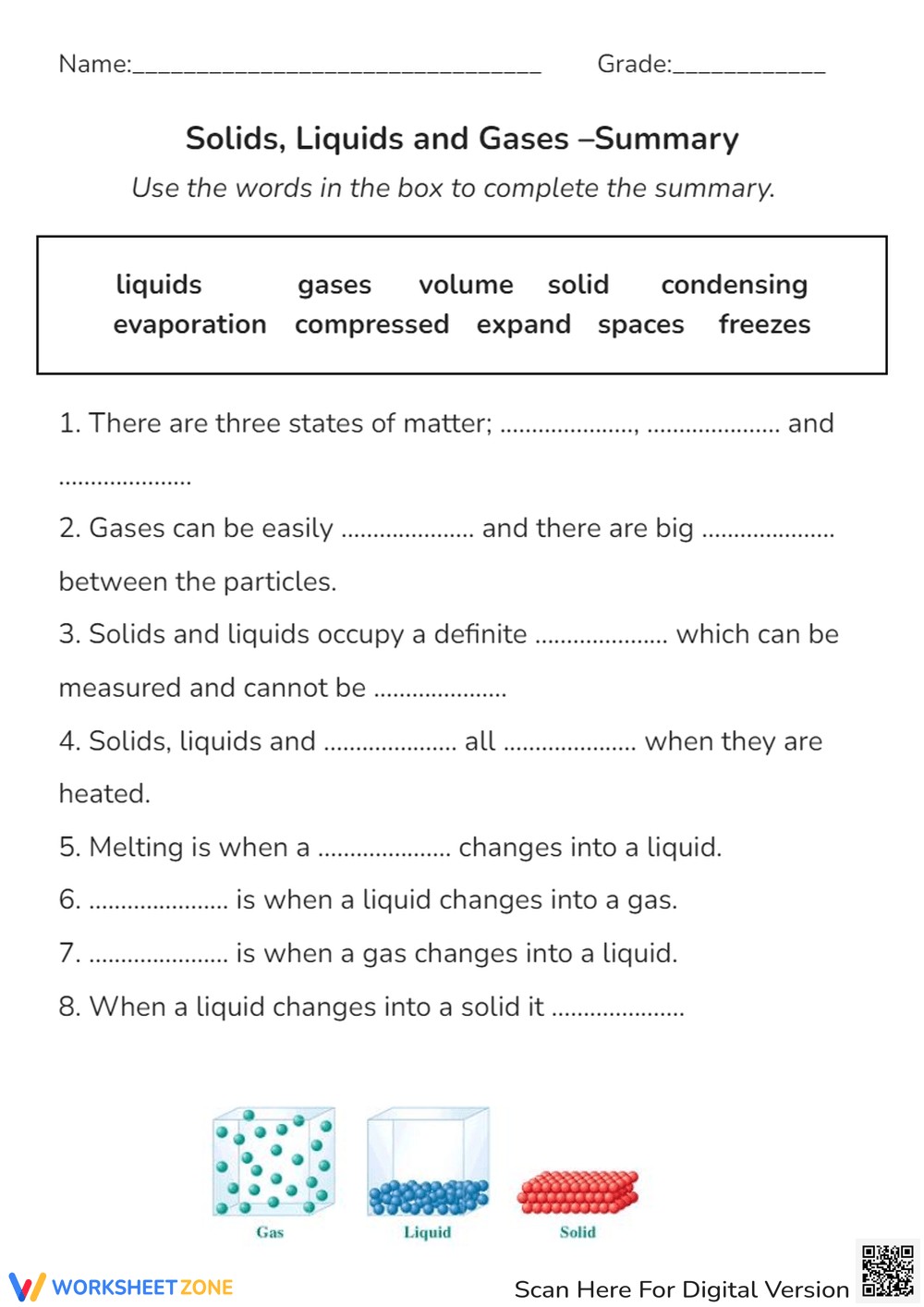 5th Grade Water Cycle Worksheets Printable
