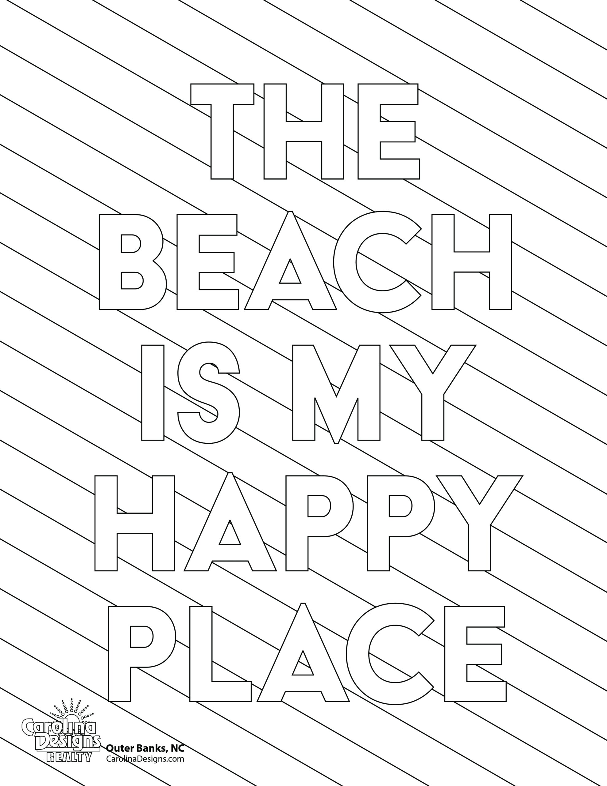 Printable Outer Banks Coloring Pages Carolina Designs Printable Outer Banks Coloring Pages Carolina Designs