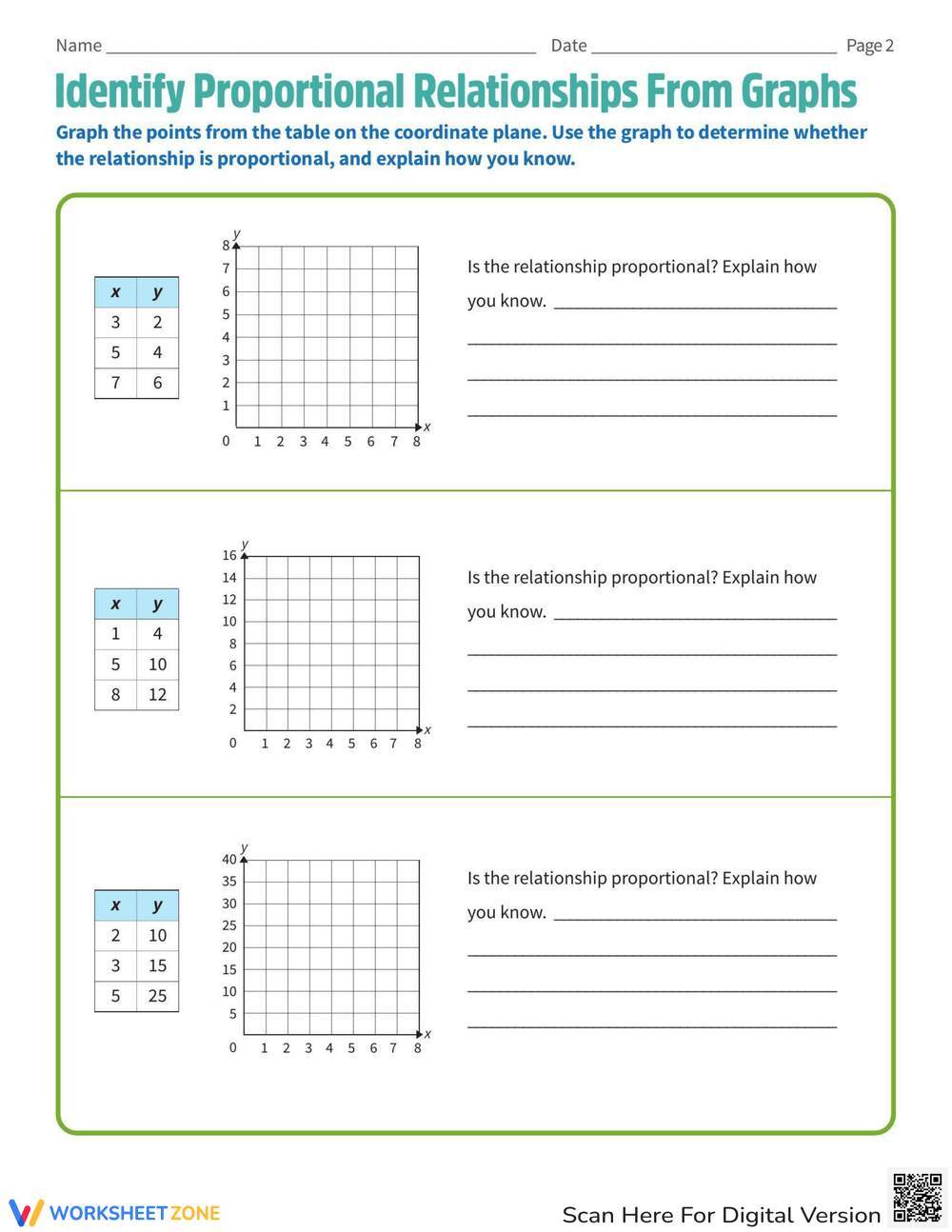 Printable Proportional Relationships Worksheets Printable Proportional Relationships Worksheets