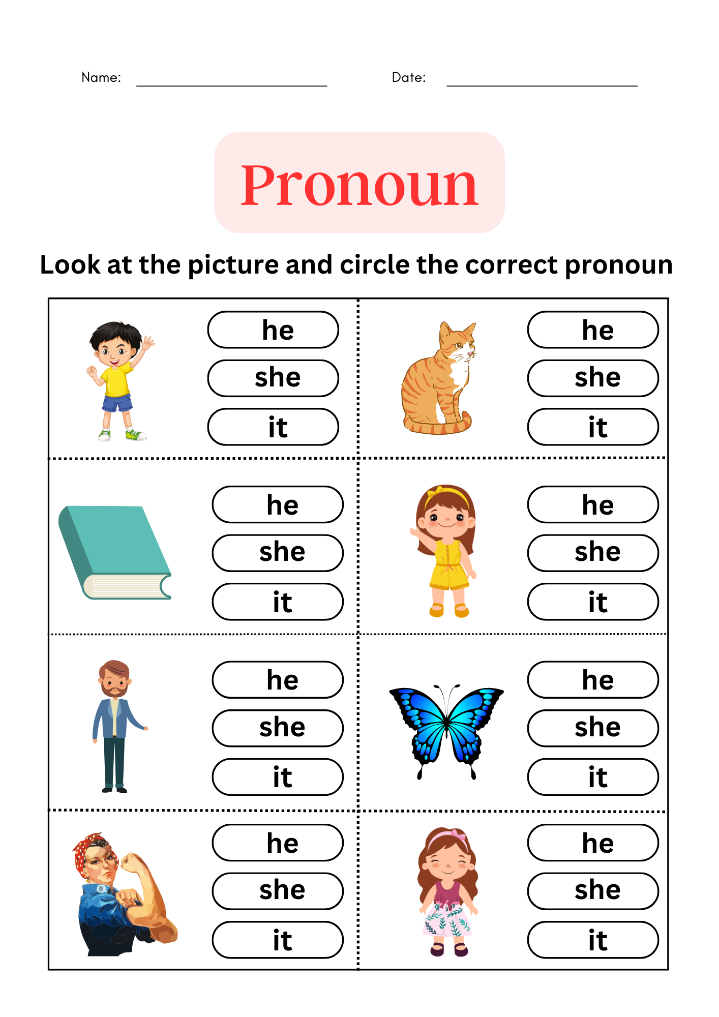 Pronoun Worksheets For Grade 1 2 3 Worksheets Library Worksheets Library Discover 7 Pronouns And Pronoun Worksheets Ideas Grammar Worksheets 2nd Grade Worksheets Personal Pronouns And More