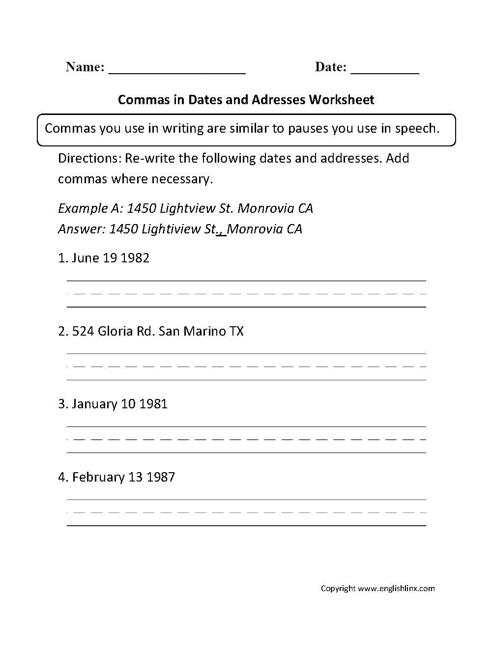 Punctuation Worksheets Free Printable Practice For Grades K 12
