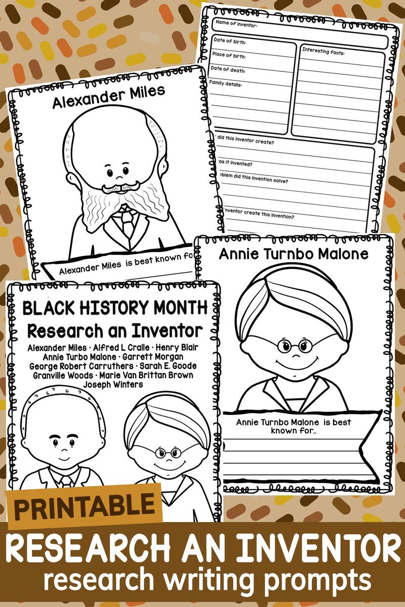 Black Inventors And Scientists Math And Literacy Activities