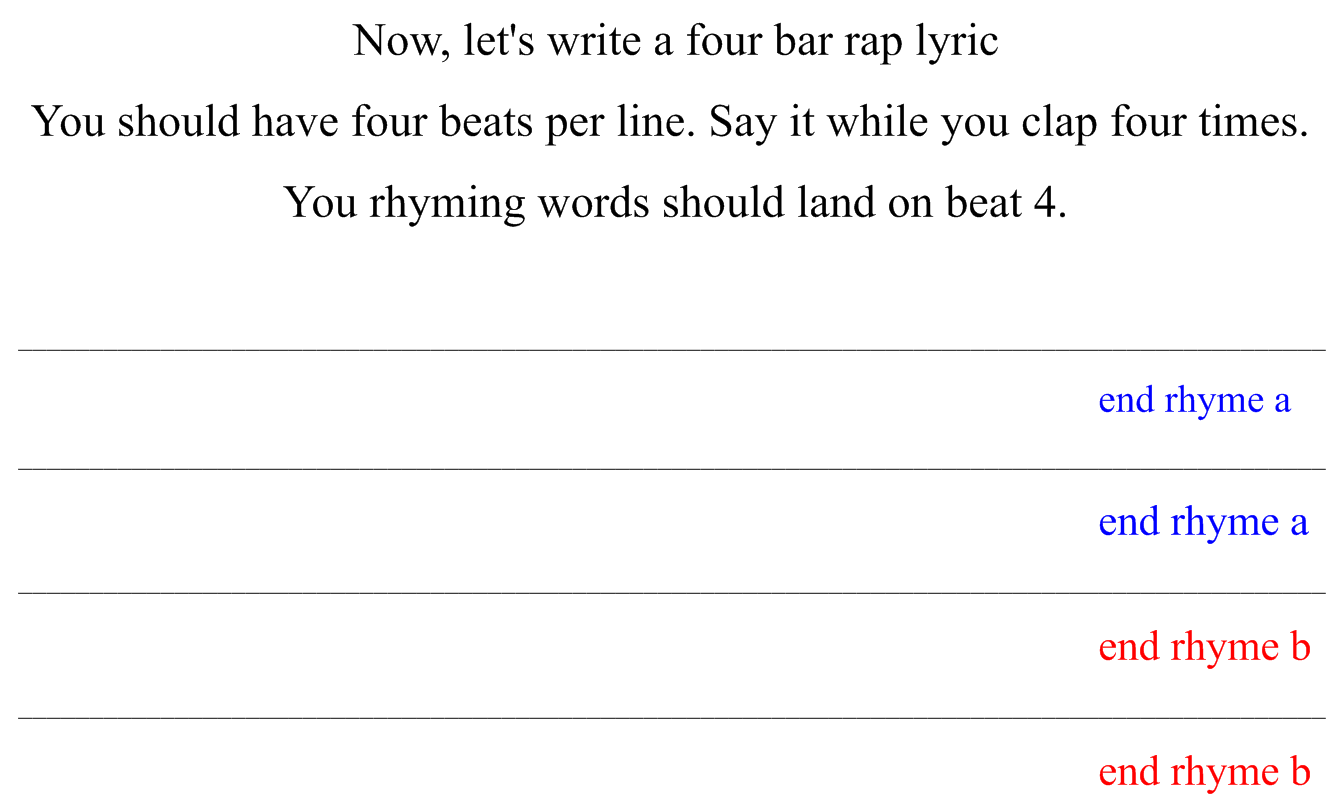 Silent Cacophony A Lesson Plan On The Structure Of Rap Songs Silent Cacophony A Lesson Plan On The Structure Of Rap Songs