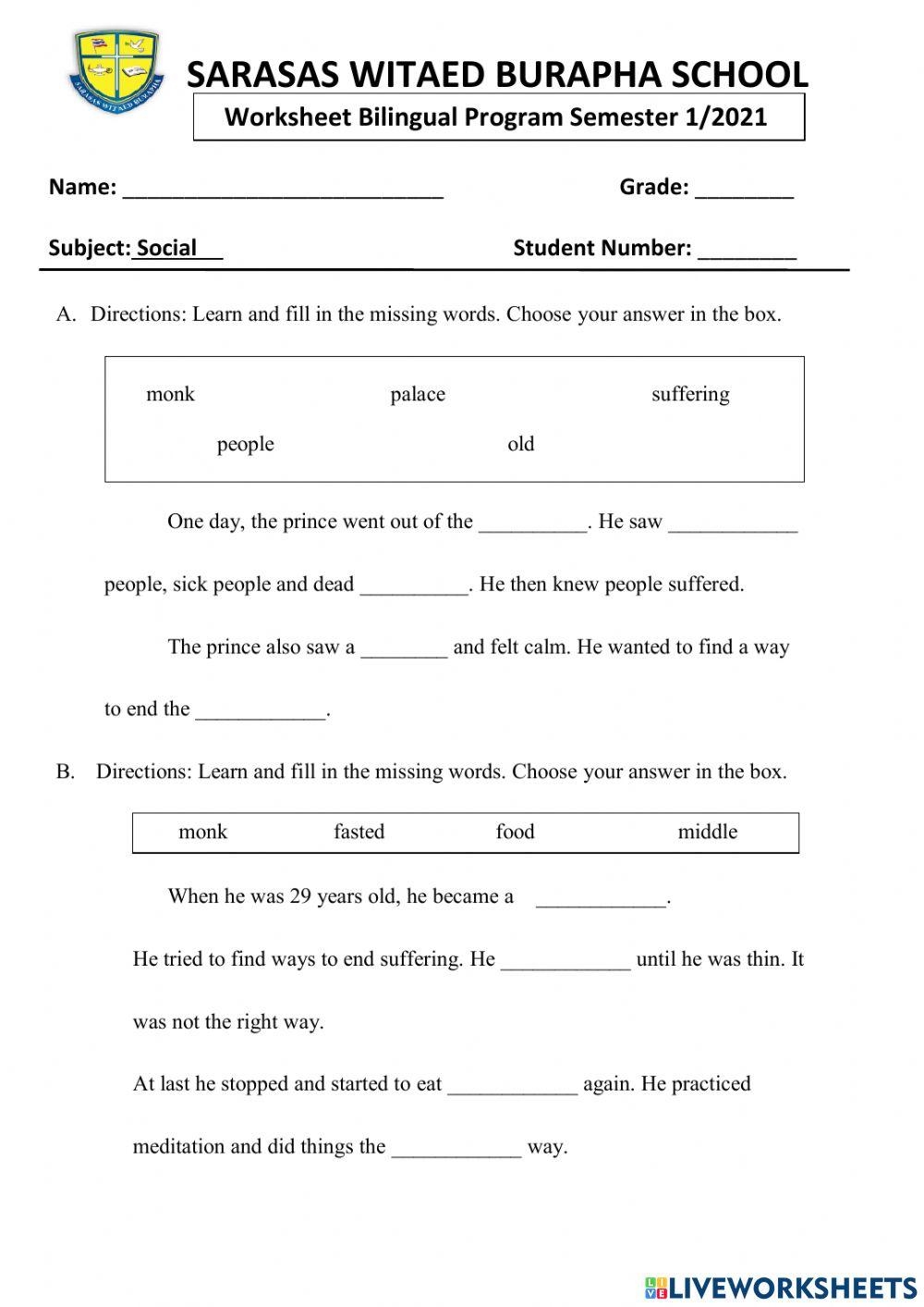 Social Studies For Grade 3 Worksheet Worksheets Library