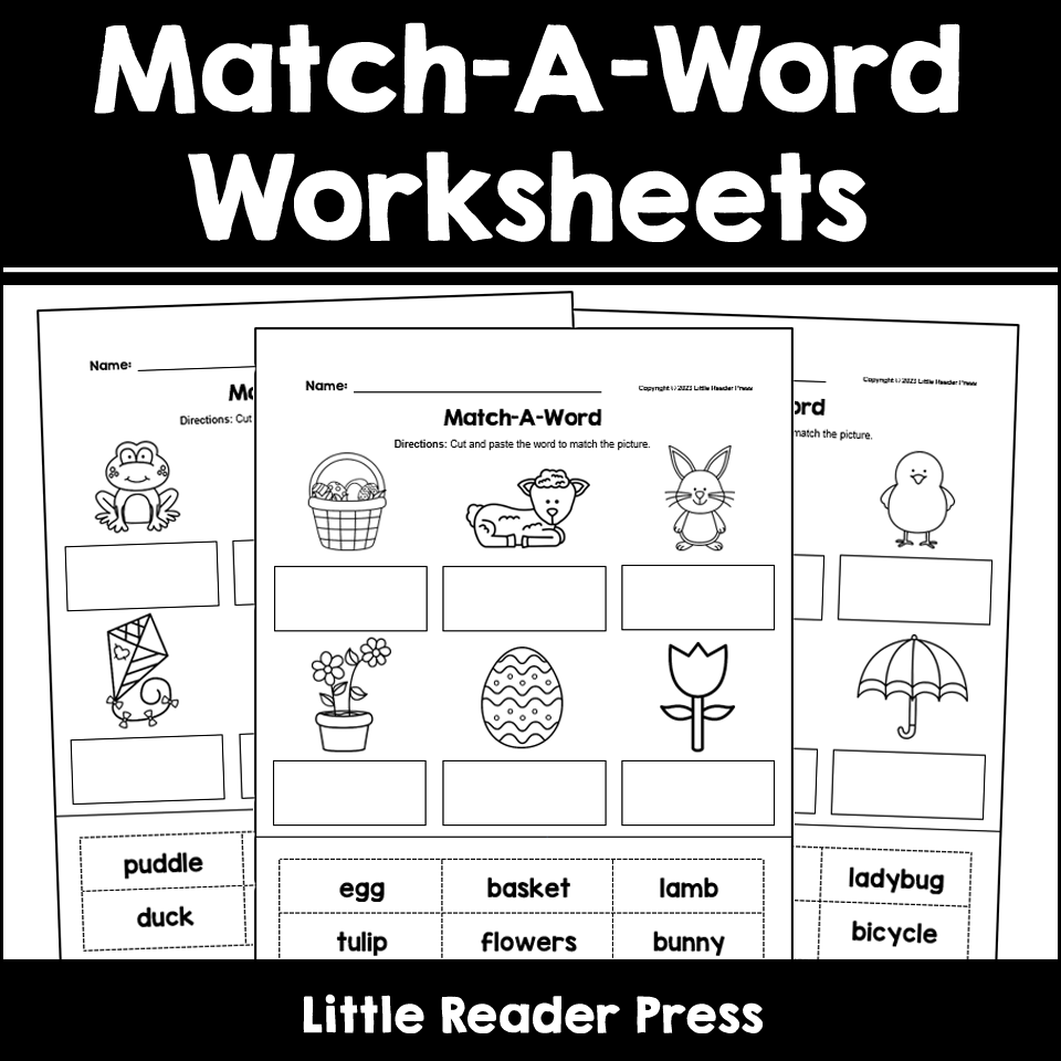 Spring Match A Word Worksheets Made By Teachers
