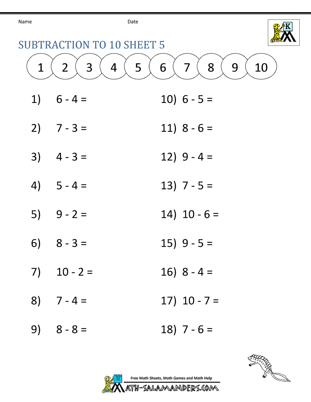 Maths Worksheets KS3 KS4 Printable PDF Worksheets
