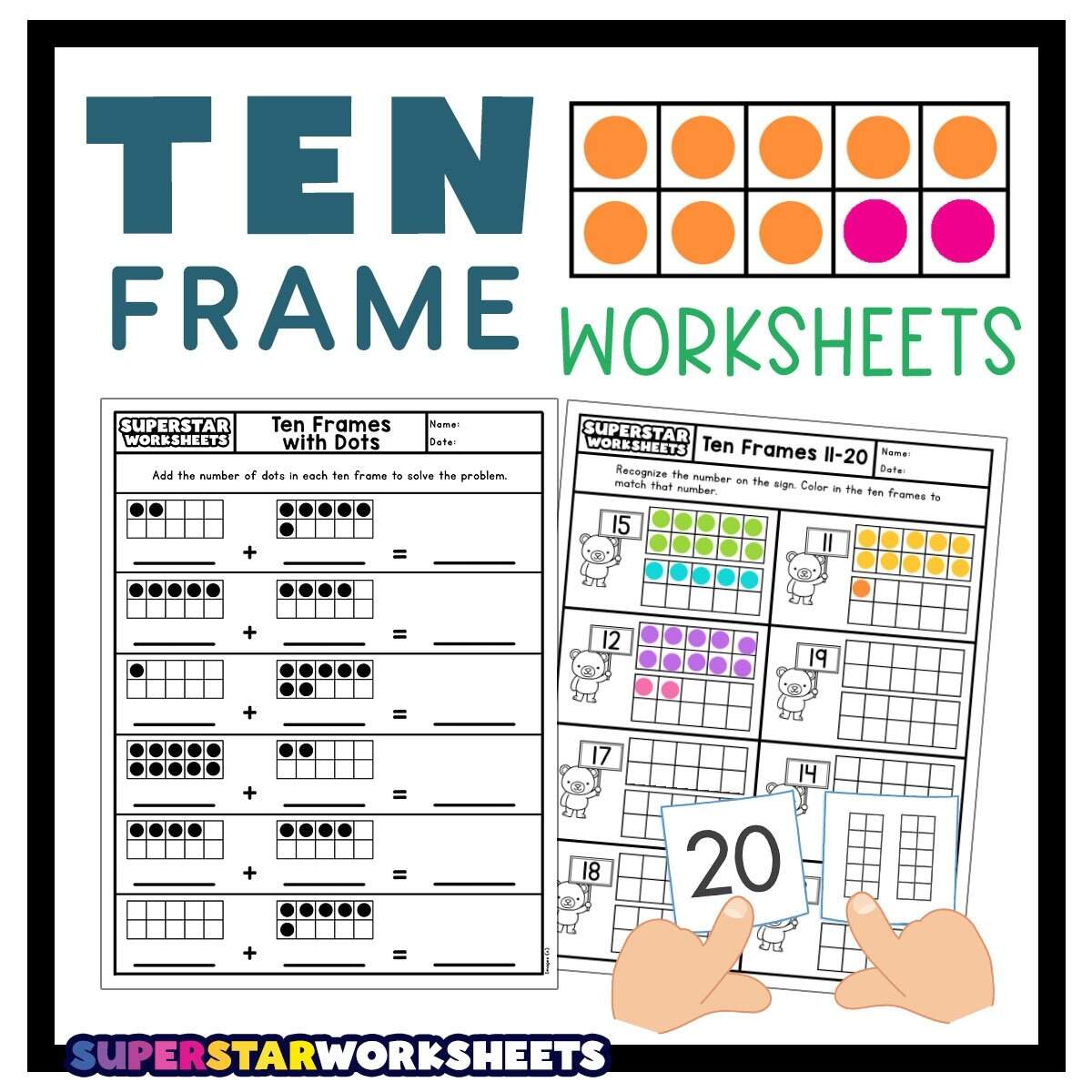 Learn Your Child S Math With This Ten Frame Printable