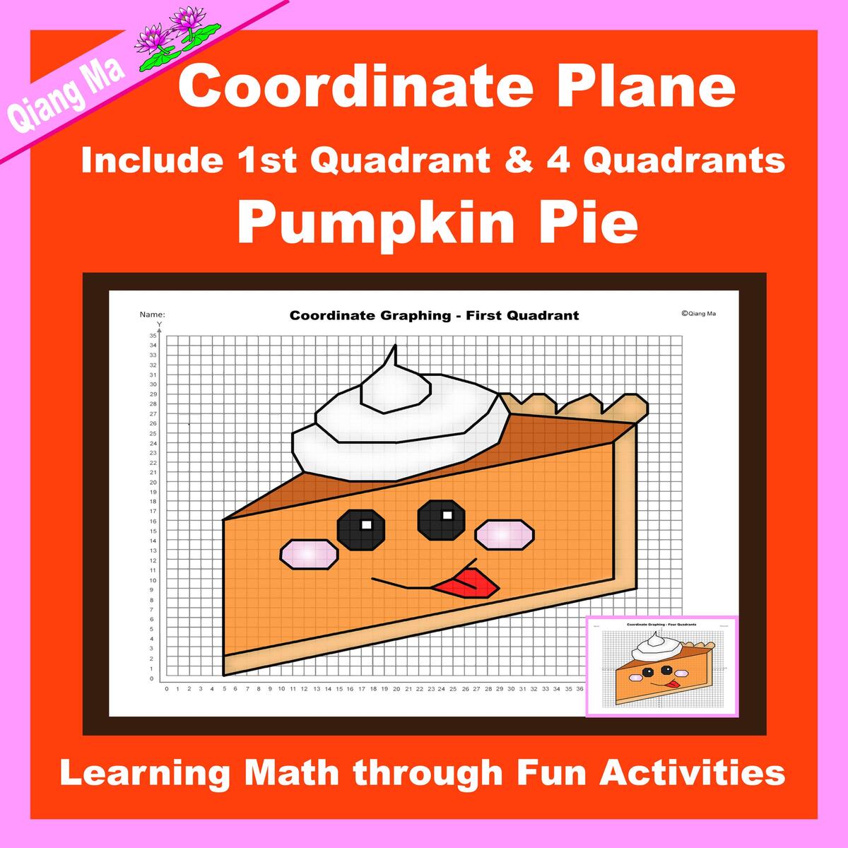 Printable Thanksgiving Plotting Point Worksheets Worksheets