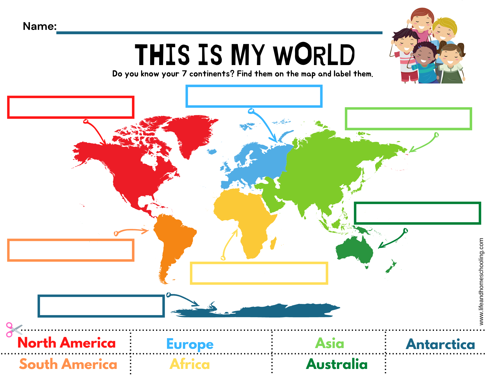 The 7 Continents Printable Activity Made By Teachers Seven Continents Oceans Worksheets Free Printables Superstar Worksheets