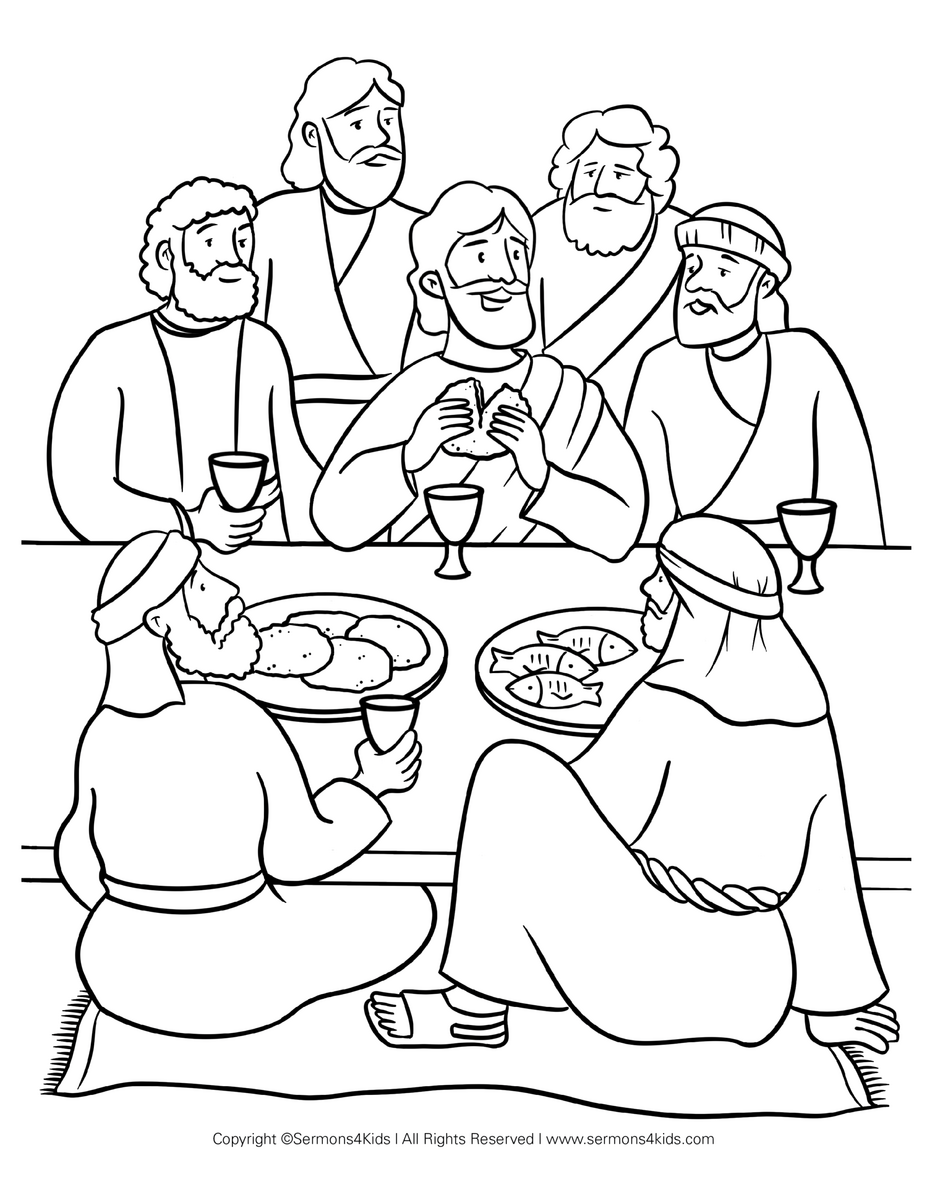 The Last Supper Children S Sermons From Sermons4Kids Sermons4K