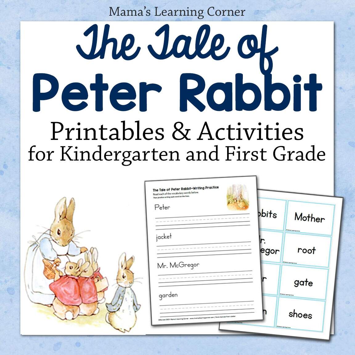 The Tale Of Peter Rabbit Printable Activities Mamas Learning Corner The Tale Of Peter Rabbit Printable Activities Mamas Learning Corner