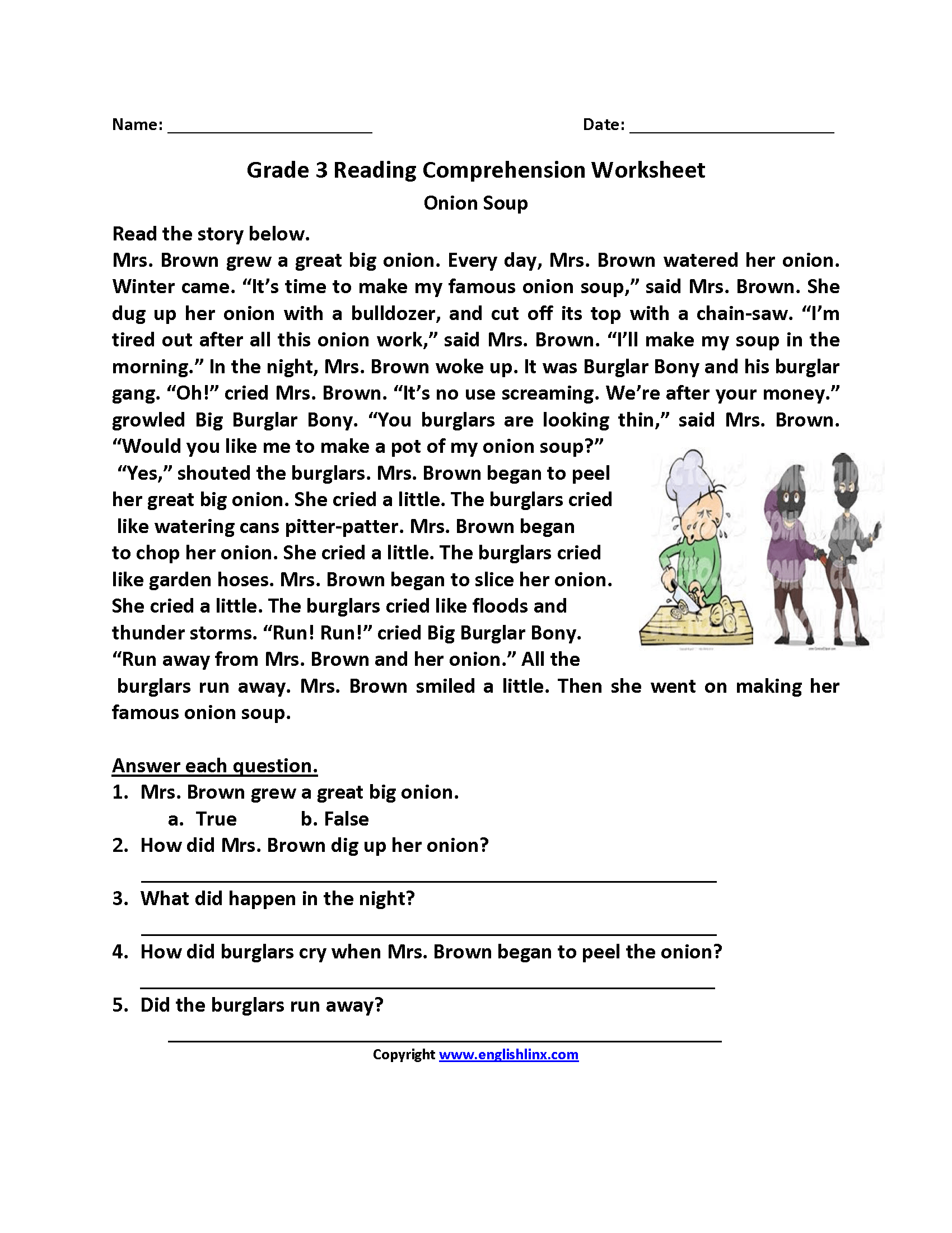 Free Printable 3rd Grade Reading Worksheet Templates Canva