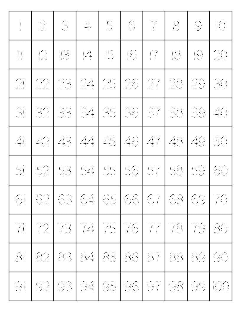 Buy Numbers 1 100 Tracing Worksheet Handwriting Practice For Preschool Kindergarten Year 1 Digital Download Online In India Etsy