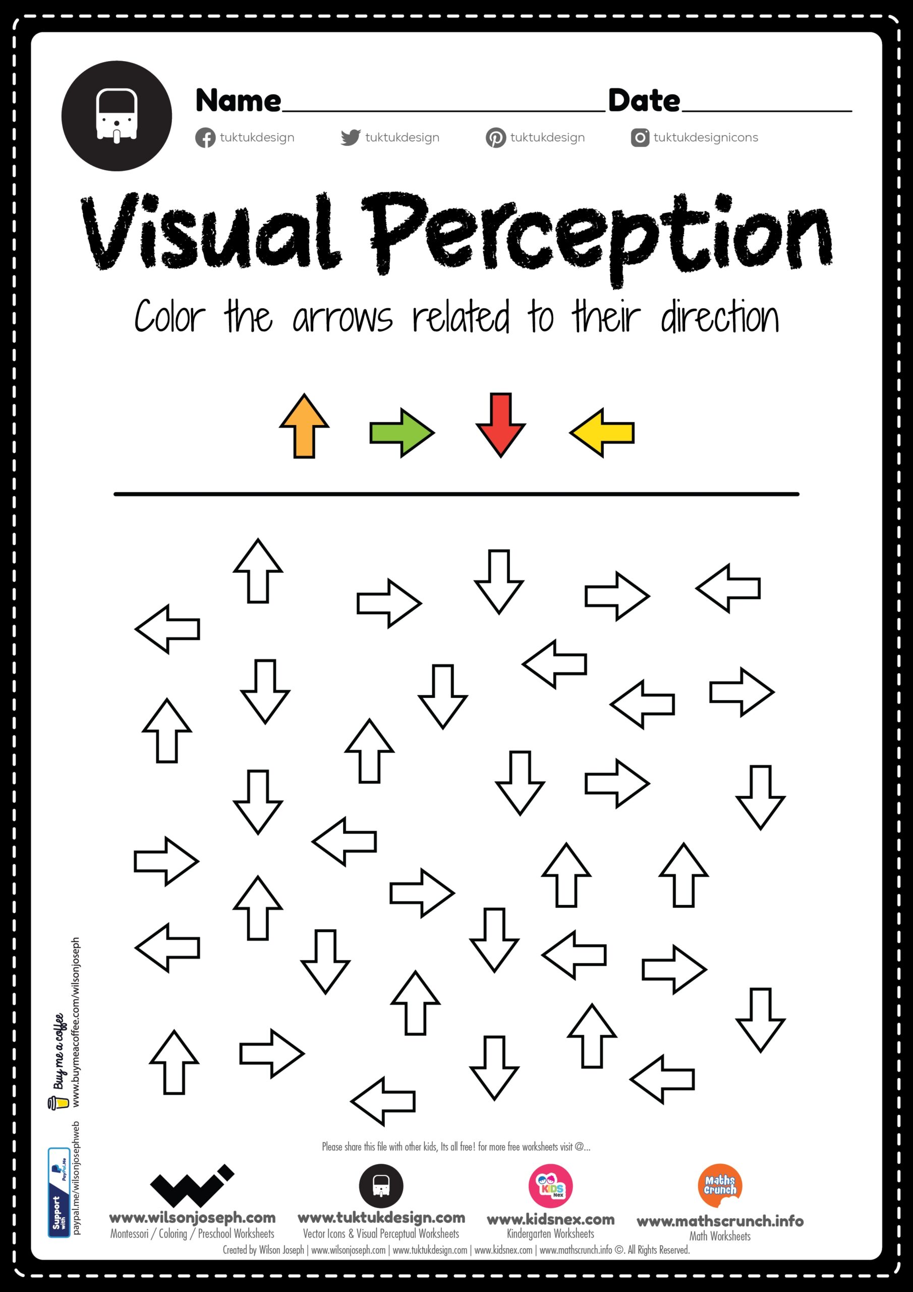 Visual Perceptual Skills Worksheet For Preschool Free PDF Visual Perceptual Skills Worksheet Free Printable PDF