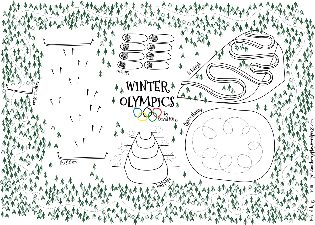 Winter Print Play Games 2018 By David King Made Some Games