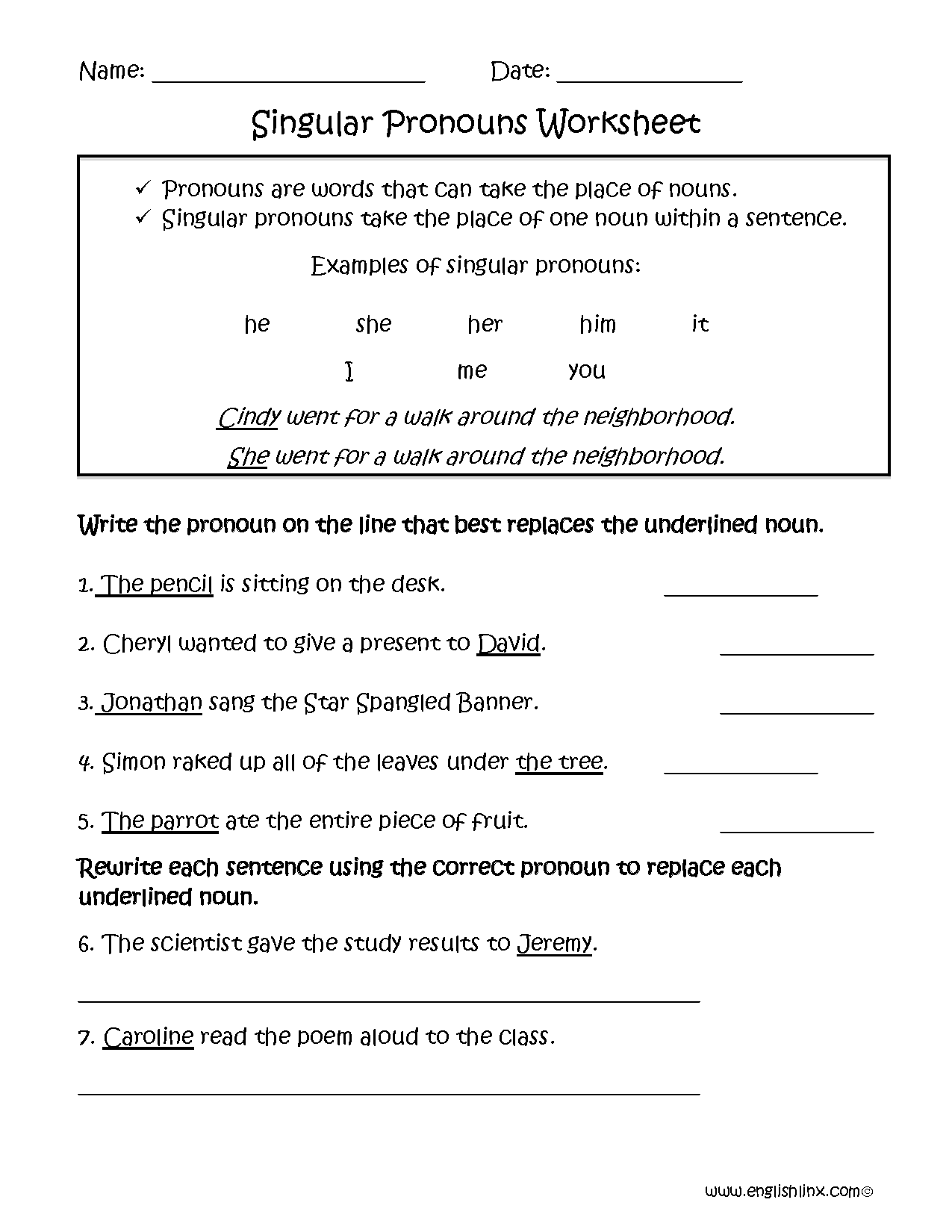 Word Usage Worksheets Pronoun Agreement Worksheets Word Usage Worksheets Pronoun Agreement Worksheets
